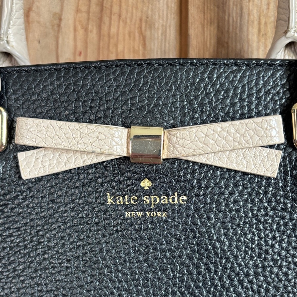 Kate Spade Black and White Satchel - Picture 2 of 11